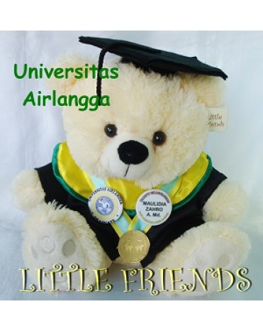 Boneka Wisuda Universitas Airlangga - Kedokteran (30 cm)
